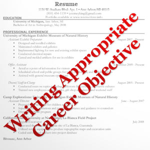 Resume Career Objective